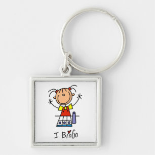 Chaveiro Eu Amo Bingo