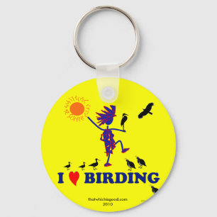 Chaveiro Eu amo Birding