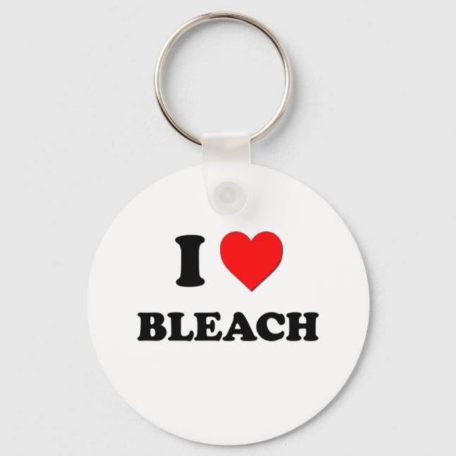 Chaveiro Eu Amo Bleach (Frente)