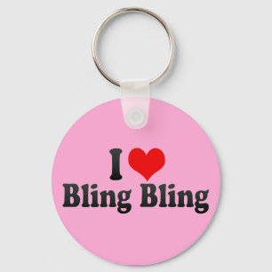 Chaveiro Eu amo Bling Bling