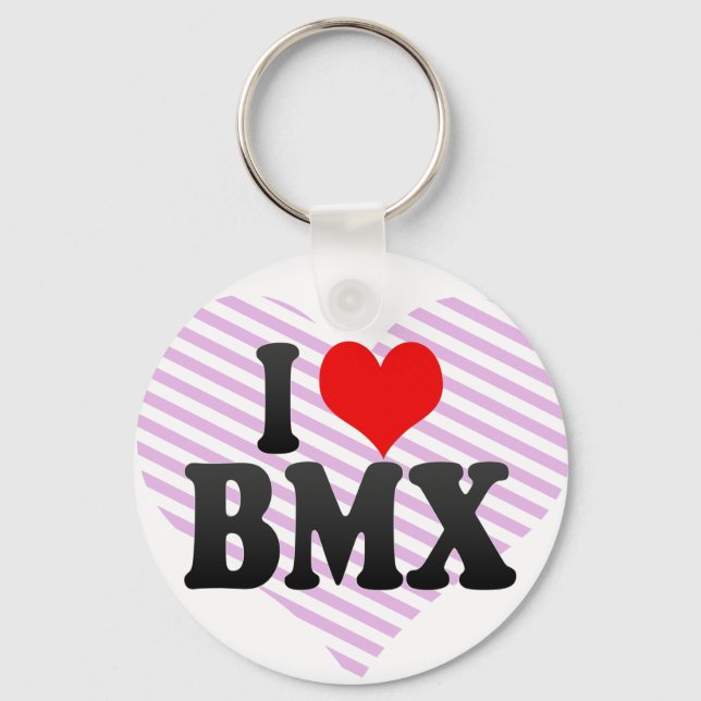 Chaveiro Eu amo BMX (Frente)