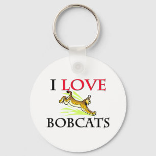 Chaveiro Eu amo Bobcats