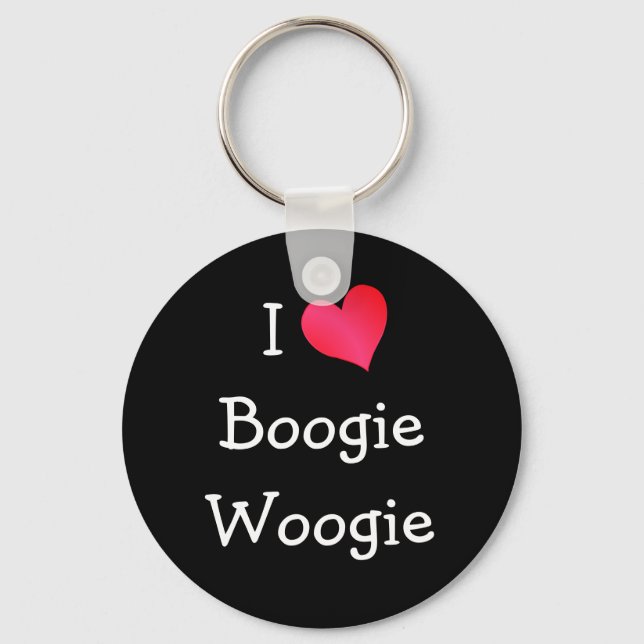 Chaveiro Eu Amo Boogie Woogie (Frente)