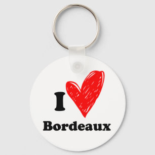 Chaveiro Eu amo Bordeaux