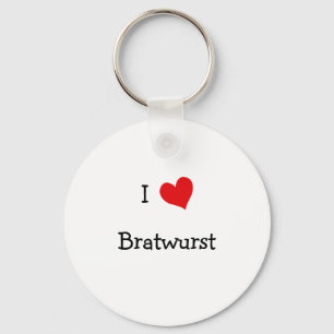 Chaveiro Eu Amo Bratwurst