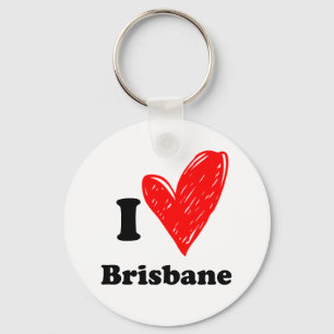 Chaveiro Eu Amo Brisbane