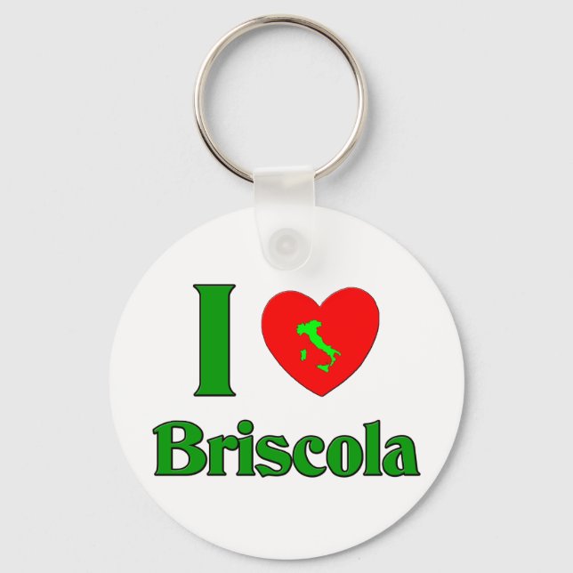 Chaveiro Eu Amo Briscola (Frente)