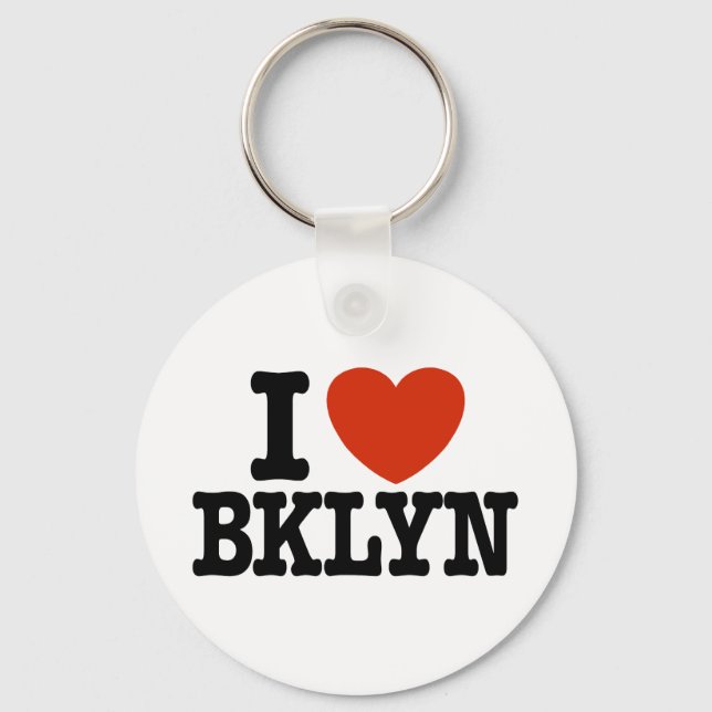 Chaveiro Eu Amo Brooklyn (Frente)
