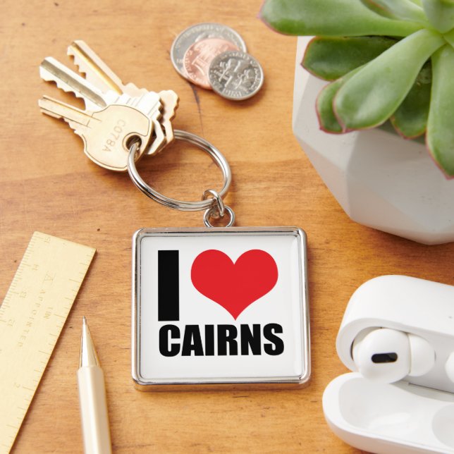 Chaveiro Eu amo Cairns (Mesa)