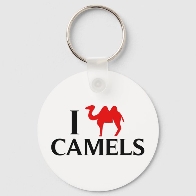 Chaveiro Eu Amo Camelos (Frente)