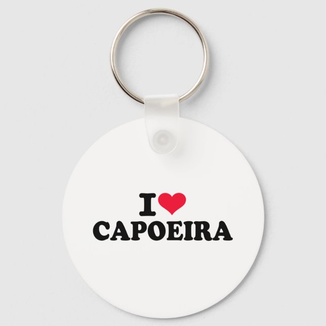 Chaveiro Eu amo Capoeira (Frente)