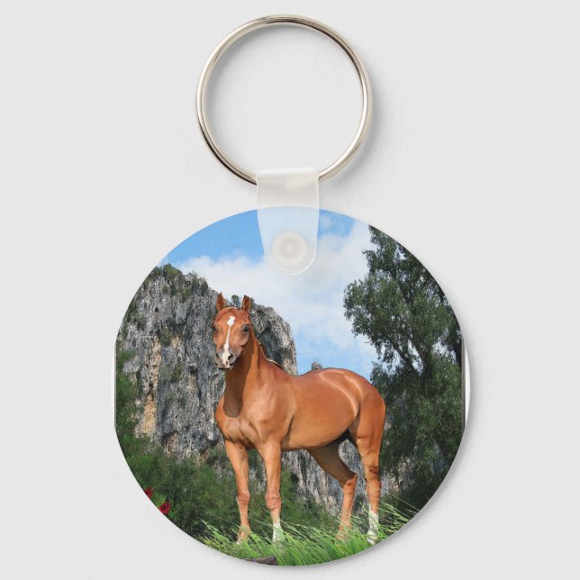 Chaveiro Eu amo Cavalos (Frente)