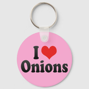Chaveiro Eu Amo Cebolas