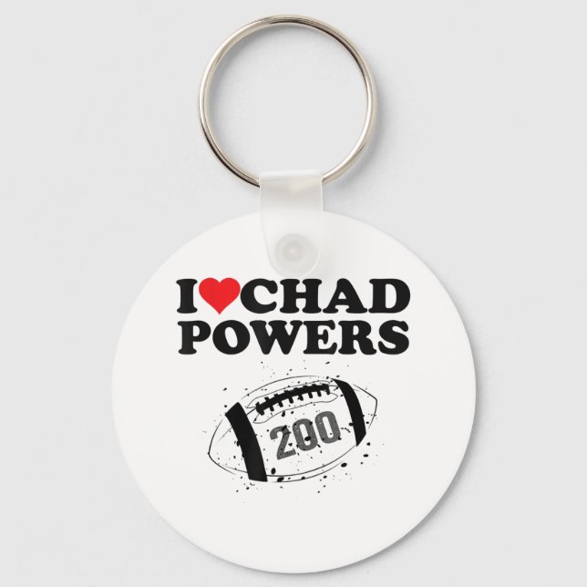 Chaveiro Eu amo Chad Powers 200 Futebol Americano Infiltrad (Frente)