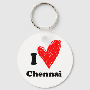 Chaveiro Eu Amo Chennai