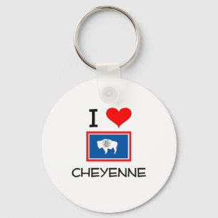 Chaveiro Eu amo Cheyenne Wyoming
