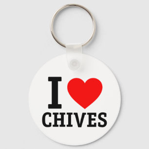 Chaveiro Eu Amo Chives