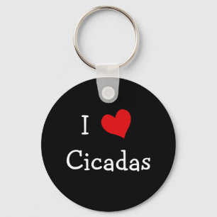 Chaveiro Eu Amo Cicadas