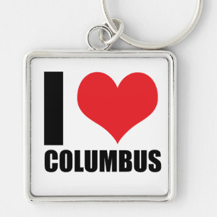 Chaveiro Eu amo Columbus