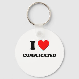 Chaveiro Eu amo complicado