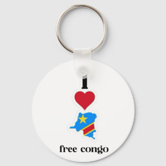 Chaveiro eu amo congo design