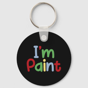 Chaveiro Eu Amo Coração A Pintura De Dedo