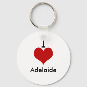 Chaveiro Eu amo (coração) Adelaide