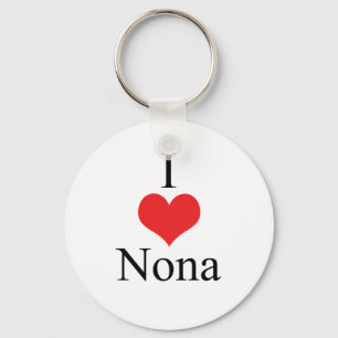Chaveiro Eu amo (coração) Nona