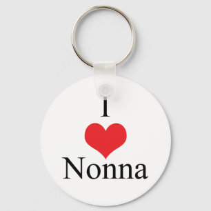 Chaveiro Eu amo (coração) Nonna