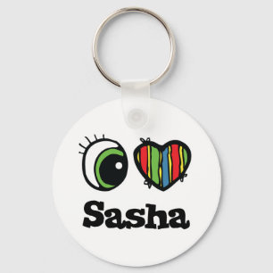 Chaveiro Eu Amo (Coração) Sasha