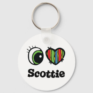 Chaveiro Eu Amo (Coração) Scottie