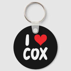 Chaveiro Eu Amo Cox - Coração - Nome