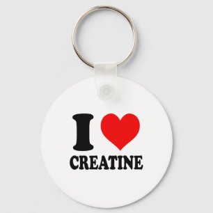 Chaveiro Eu Amo Creatina