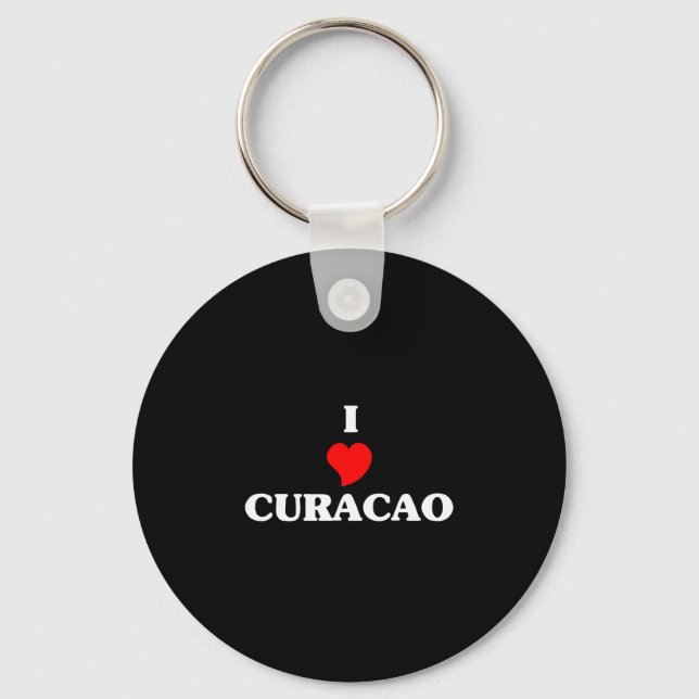 Chaveiro Eu Amo Curacao (Frente)