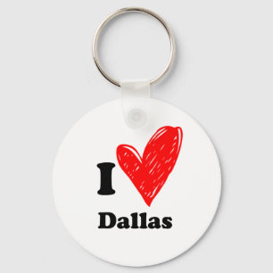 Chaveiro Eu amo Dallas