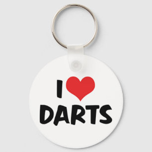 Chaveiro Eu Amo Darts Pingente