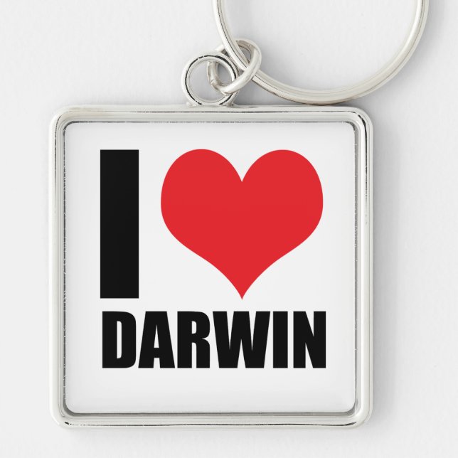 Chaveiro Eu amo Darwin (Frente)