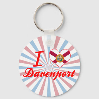 Chaveiro Eu Amo Davenport, Flórida