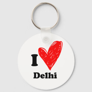 Chaveiro Eu Amo Delhi