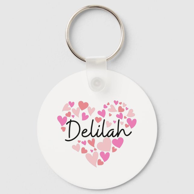 Chaveiro Eu amo Delilah (Frente)