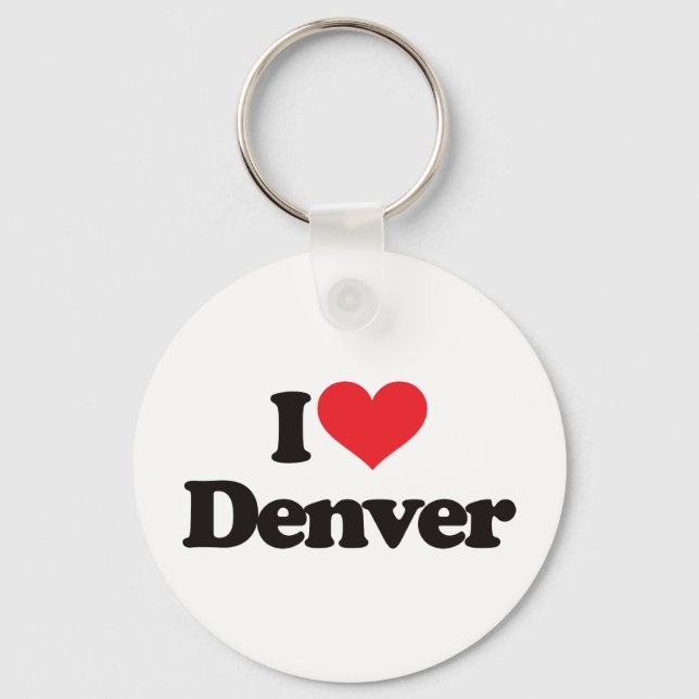 Chaveiro Eu Amo Denver (Frente)