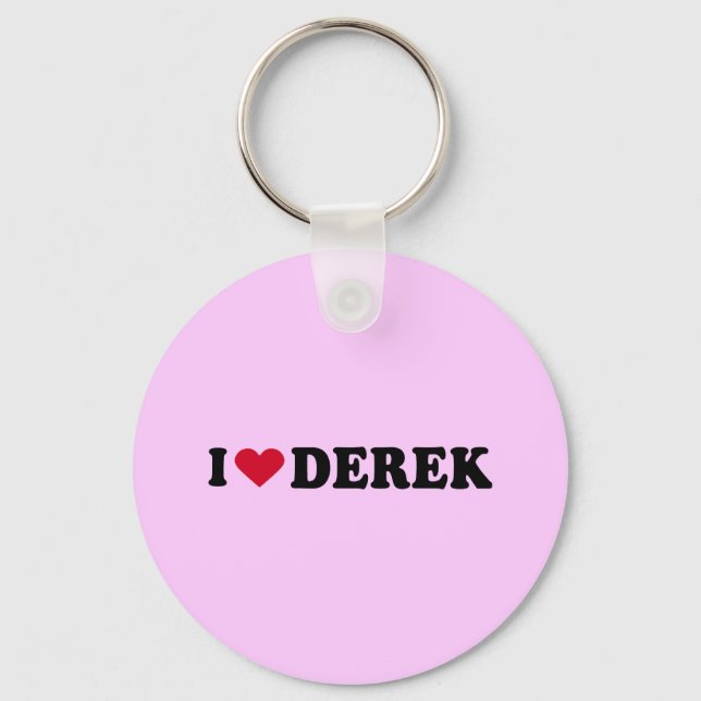 CHAVEIRO EU AMO DEREK (Frente)