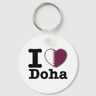 Chaveiro Eu amo Doha