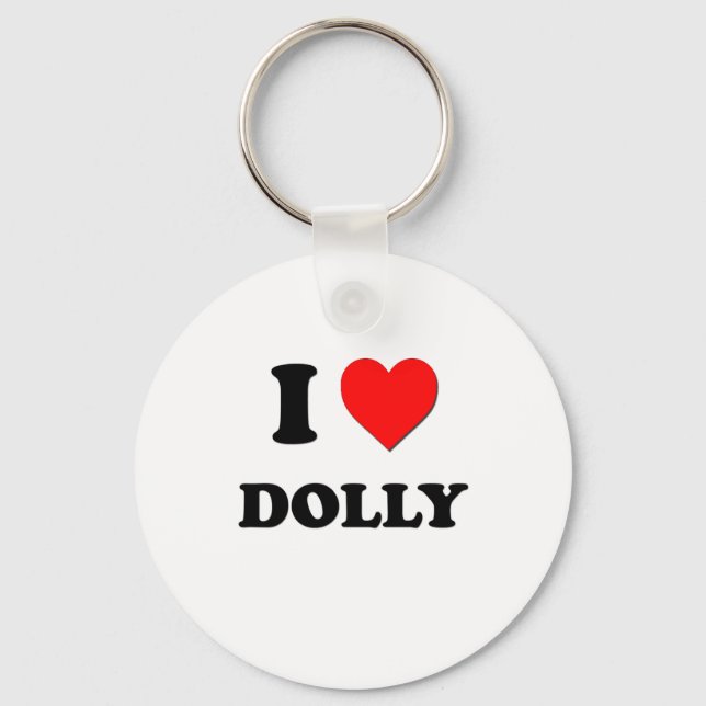 Chaveiro Eu Amo Dolly (Frente)