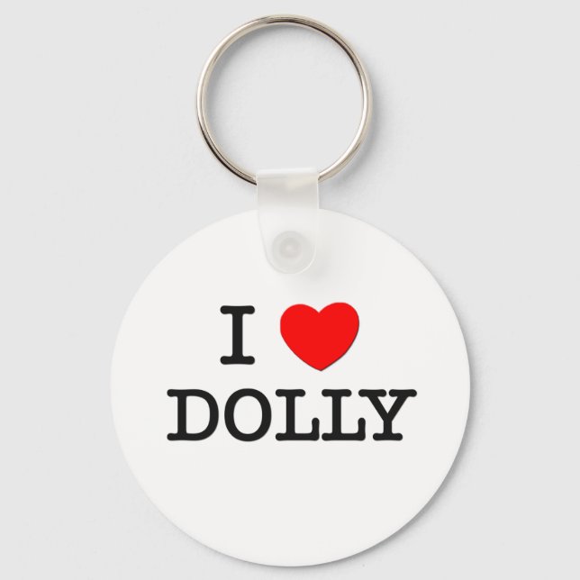 Chaveiro Eu Amo Dolly (Frente)