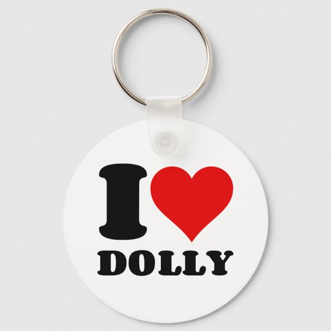 CHAVEIRO EU AMO DOLLY (Frente)