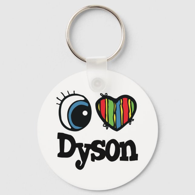 Chaveiro Eu Amo Dyson (Frente)