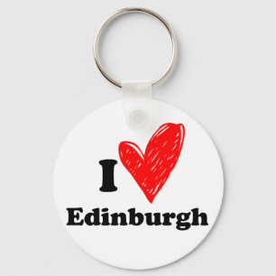 Chaveiro Eu amo Edimburgo