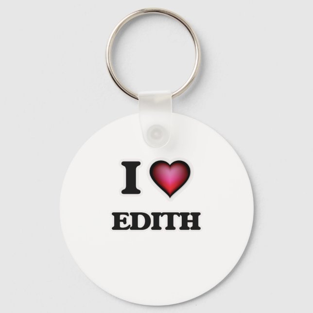 Chaveiro Eu Amo Edith (Frente)