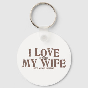 Chaveiro EU AMO (ele quando) MINHA ESPOSA (nos deixe que eu